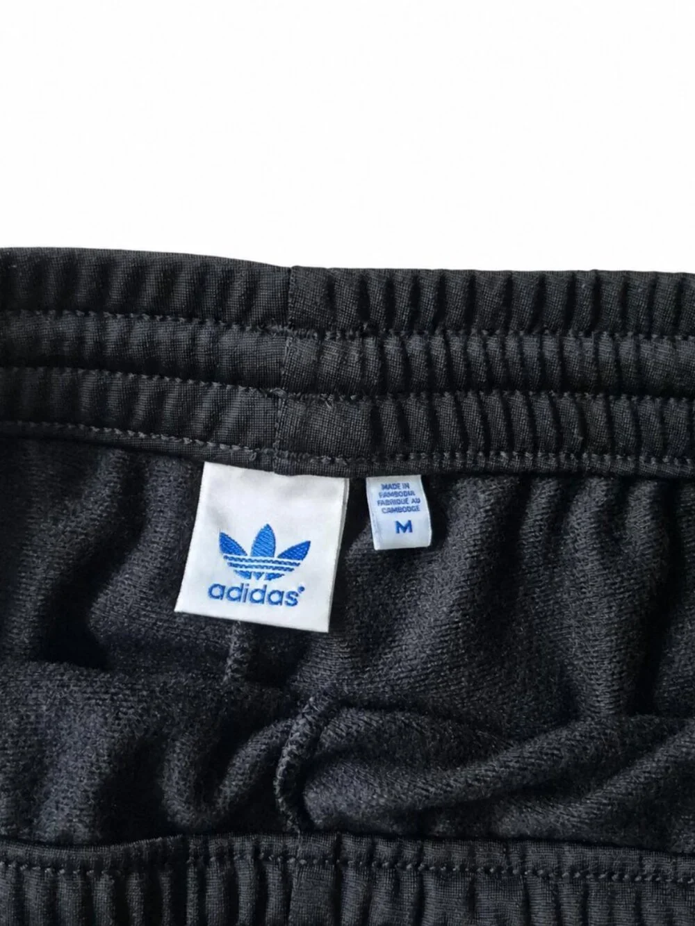 Adidas Originals Men's Black Track Pants Size M Trefoil 3 Stripe